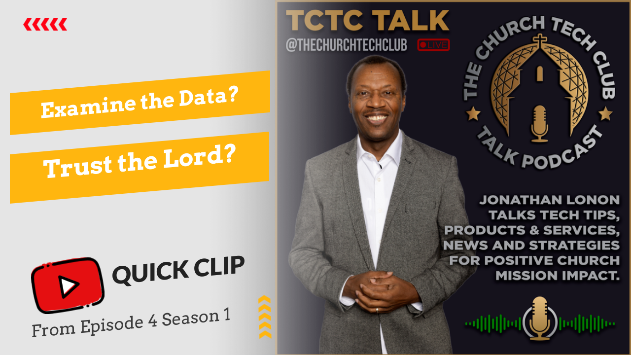 Examine the Data or Trust the Lord Podcast Image